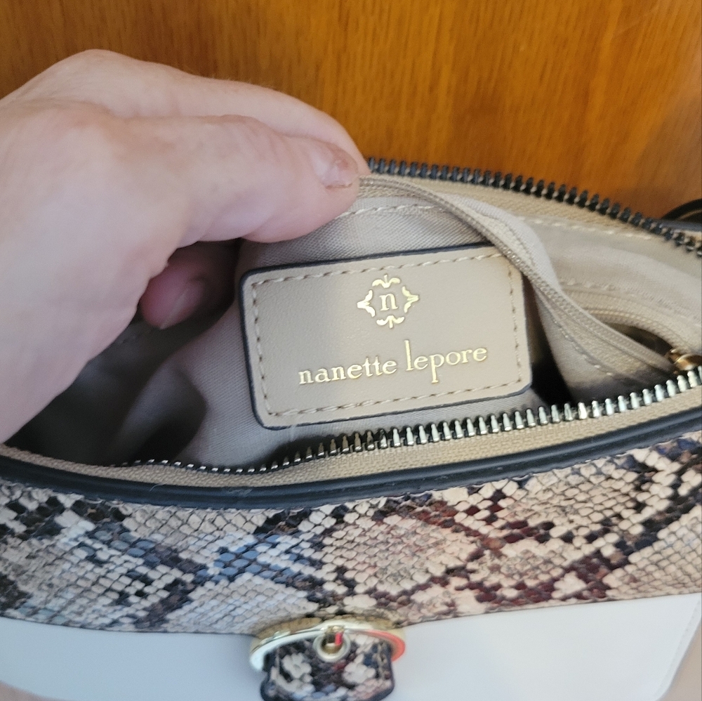 Nanette Lepore shoulder bag. Beige